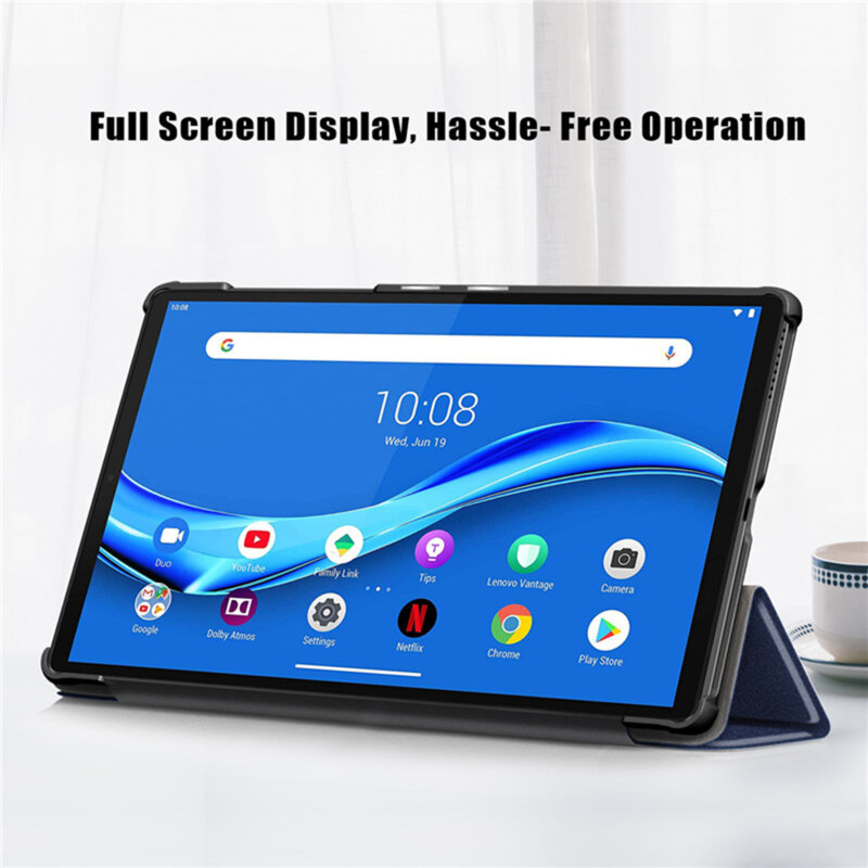 Husa Lenovo Tab M10 Plus Gen 3 (TB-125F/TB-128F) Techsuit FoldPro, rosu