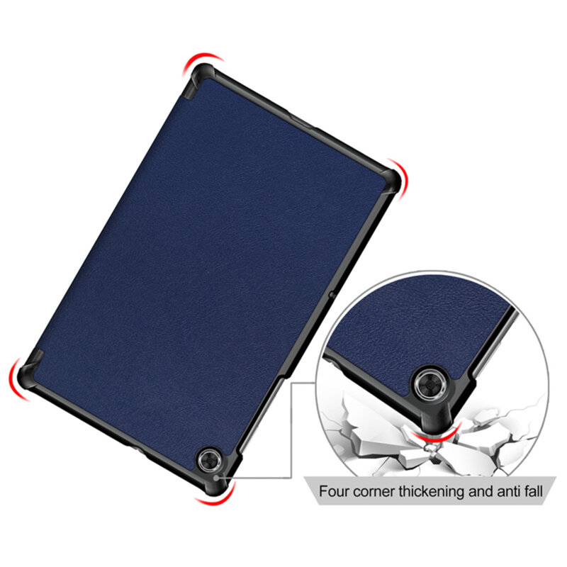 Husa Lenovo Tab M10 Plus Gen 3 (TB-125F/TB-128F) Techsuit FoldPro, rosu