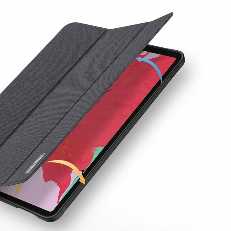 Husa Apple iPad Pro 2020/2021/2022 12.9 Dux Ducis Domo Cu Suport Stylus Pen - Negru