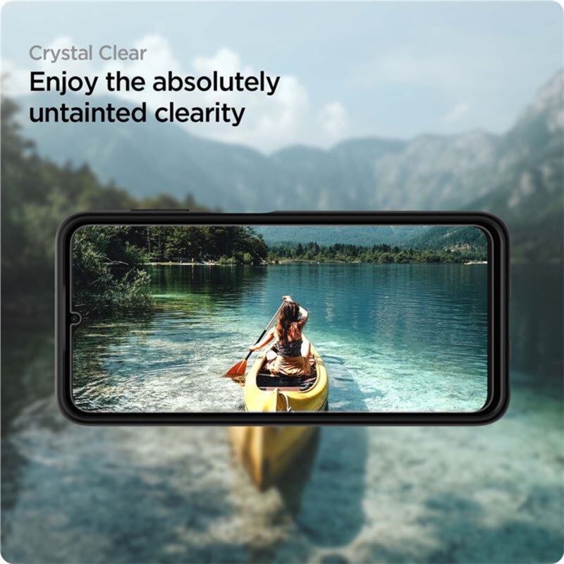 [Pachet 2x] Folie sticla Samsung Galaxy A13 5G Spigen Glas.tR Align Master, clear