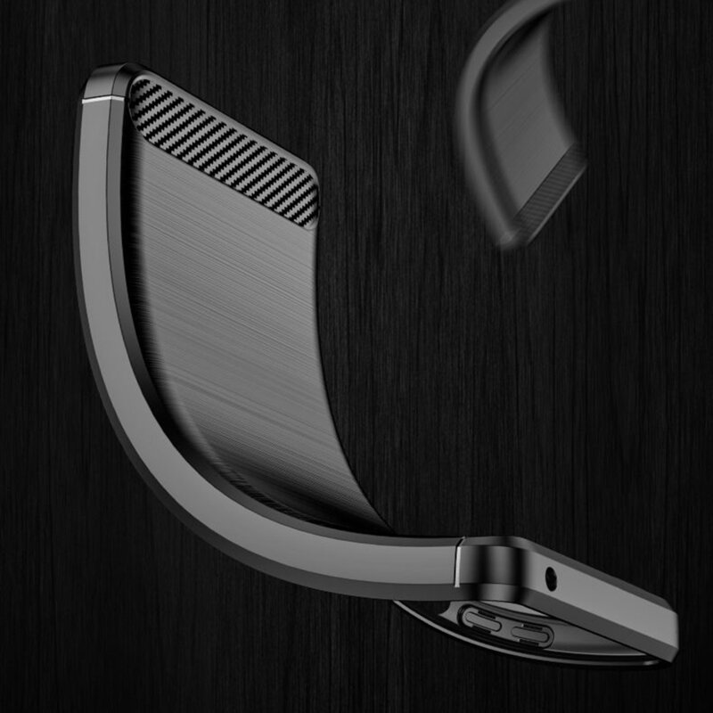 Husa Samsung Galaxy A13 4G Techsuit Carbon Silicone, negru