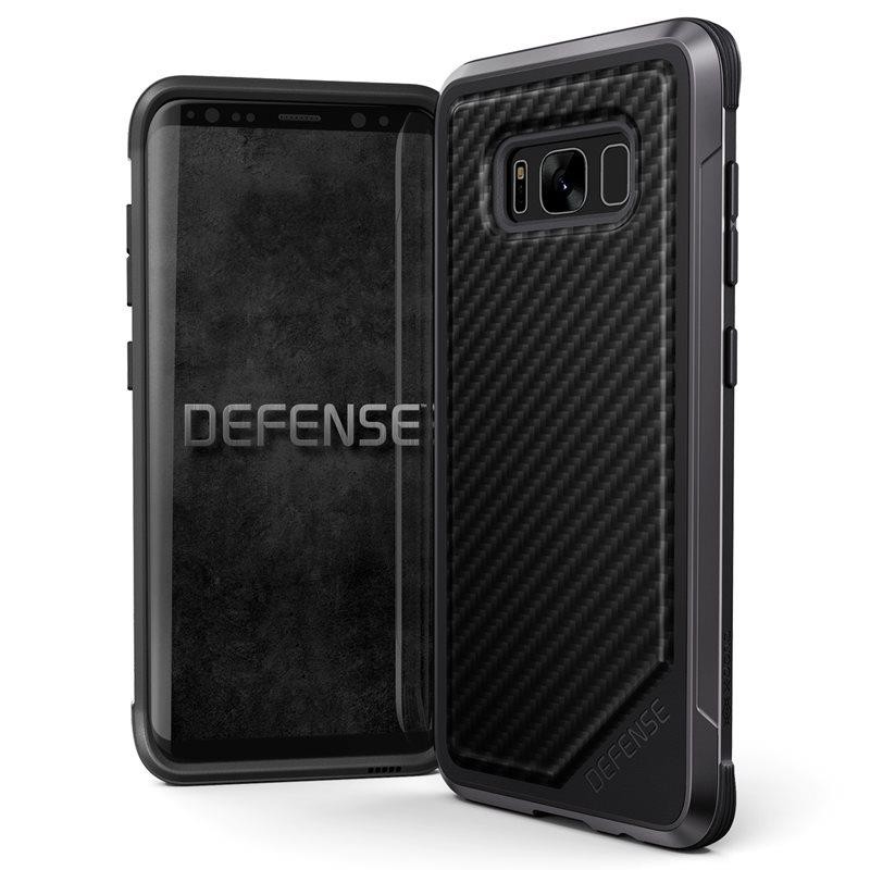 Husa Samsung Galaxy S8 X-Doria Defense Lux - Black Carbon Fiber