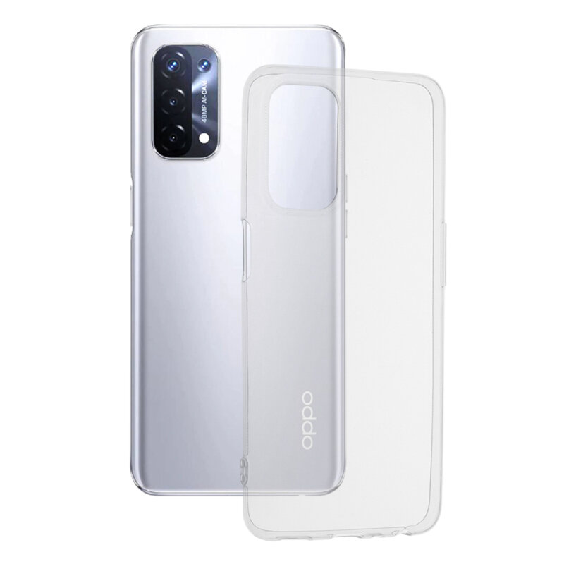 Husa Oppo A74 5G Techsuit Clear Silicone, transparenta