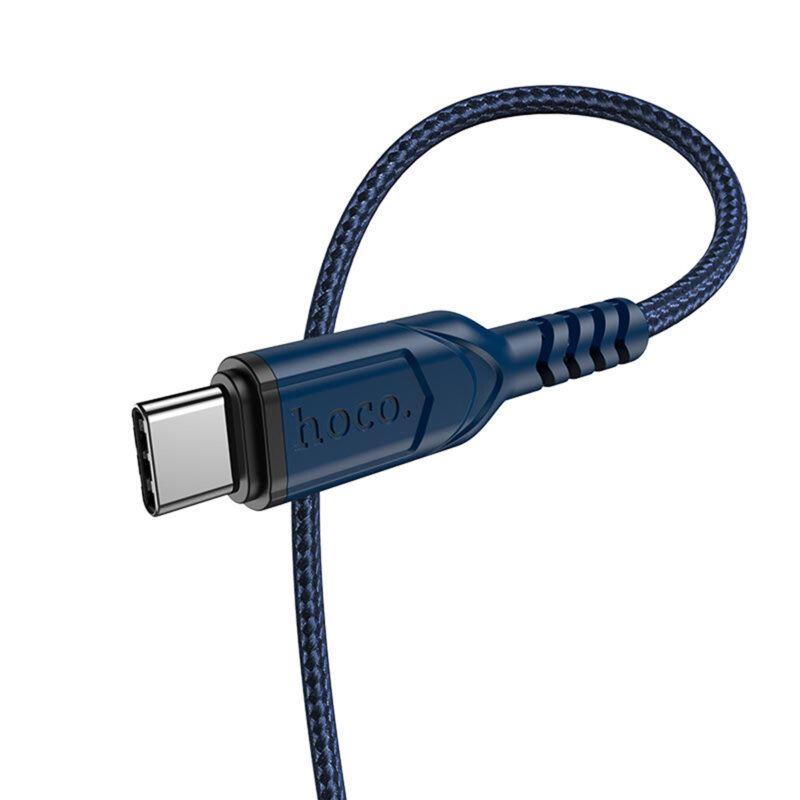 Cablu Type-C Fast Charge 3A la USB-A Hoco X59, 1m, negru
