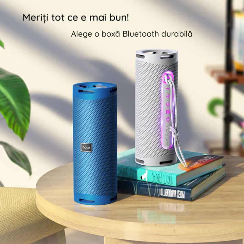 Boxa Bluetooth portabila, wireless, 10W, Hoco HC9, albastru