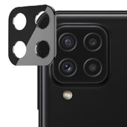 Folie camera Samsung Galaxy A22 4G Techsuit Full Glass, negru