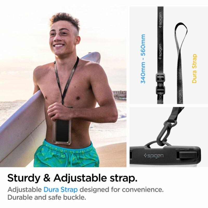 [Pachet 2x] Husa impermeabila telefon IPX8 Spigen A610, clear