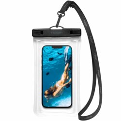 Husa subacvatica telefon waterproof Spigen A610, clear
