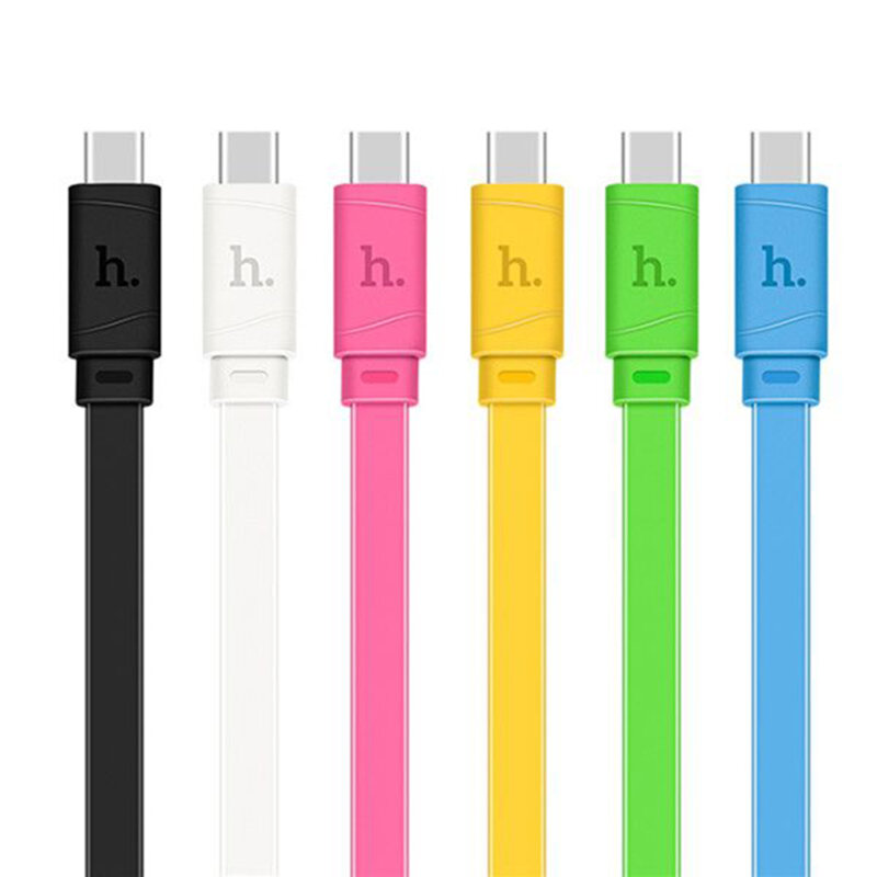 Cablu date USB Type-C Quick Charging 2.4A Hoco X5, 1m, negru