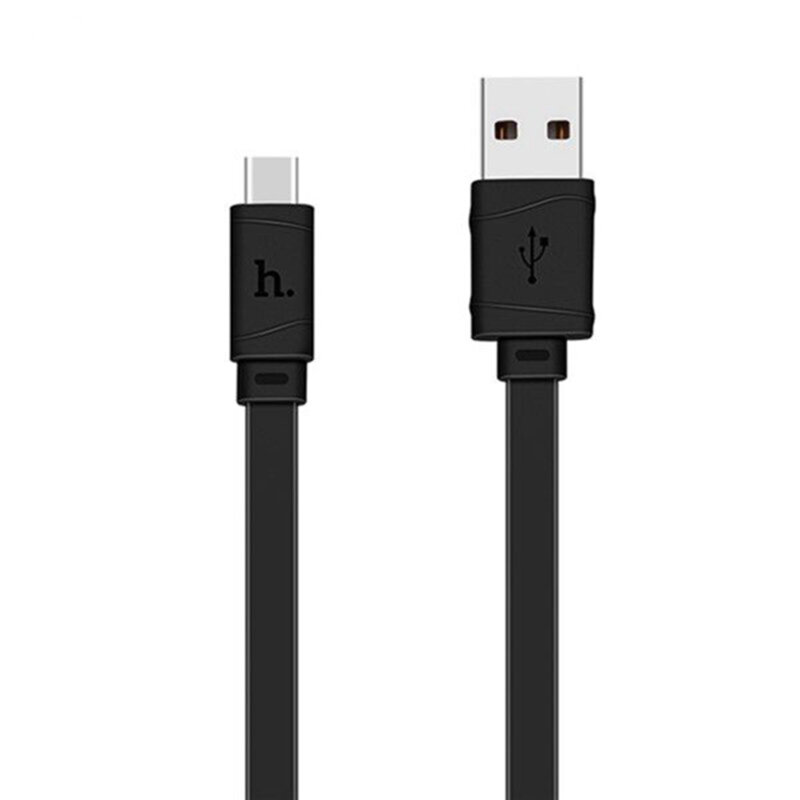 Cablu date USB Type-C Quick Charging 2.4A Hoco X5, 1m, negru