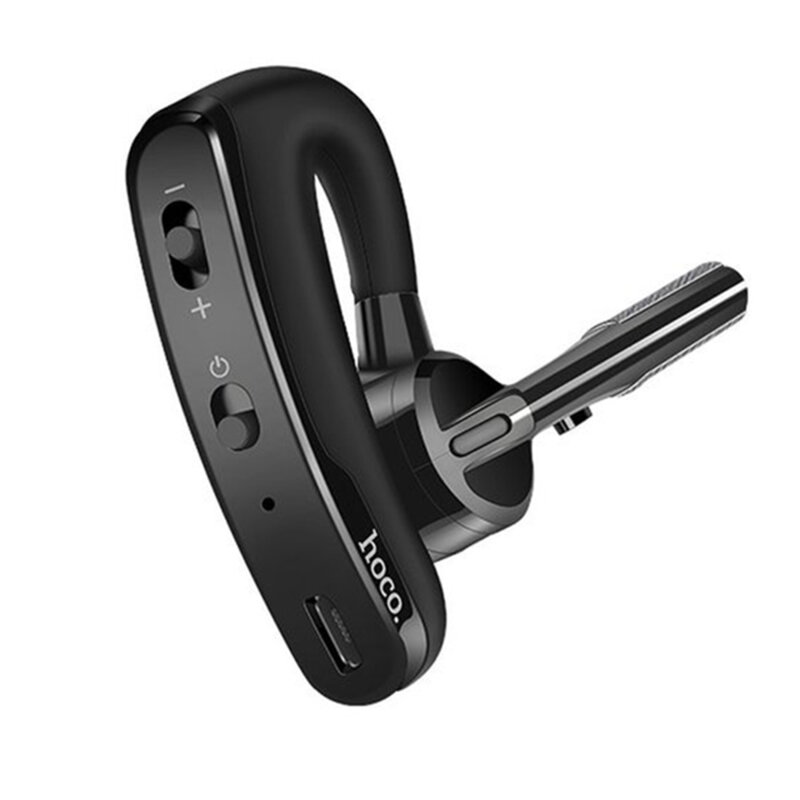 Casca Bluetooth handsfree cu microfon Hoco E15, negru
