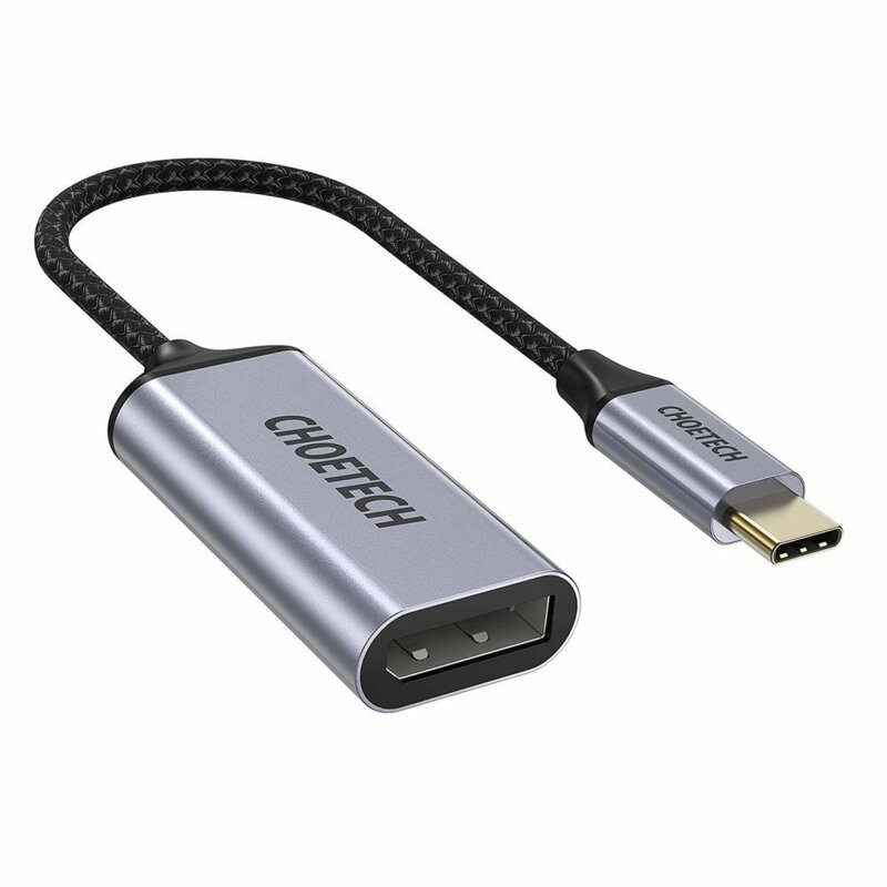 Adaptor USB-C la DisplayPort Choetech, 4K@60Hz, 20cm, HUB-H11