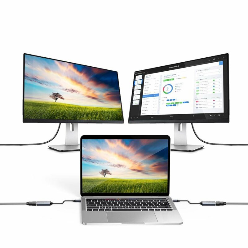 Adaptor USB-C la DisplayPort Choetech, 4K@60Hz, 20cm, HUB-H11