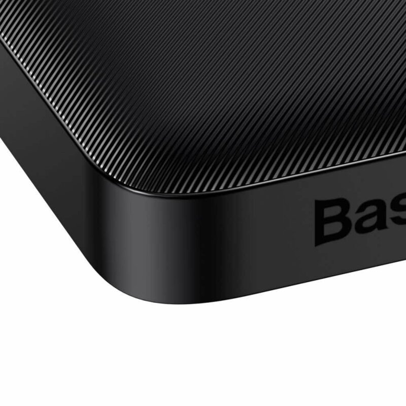 Baterie externa 10000mAh Baseus, 2xUSB, USB-C, Micro-USB, negru, PPDML-I01