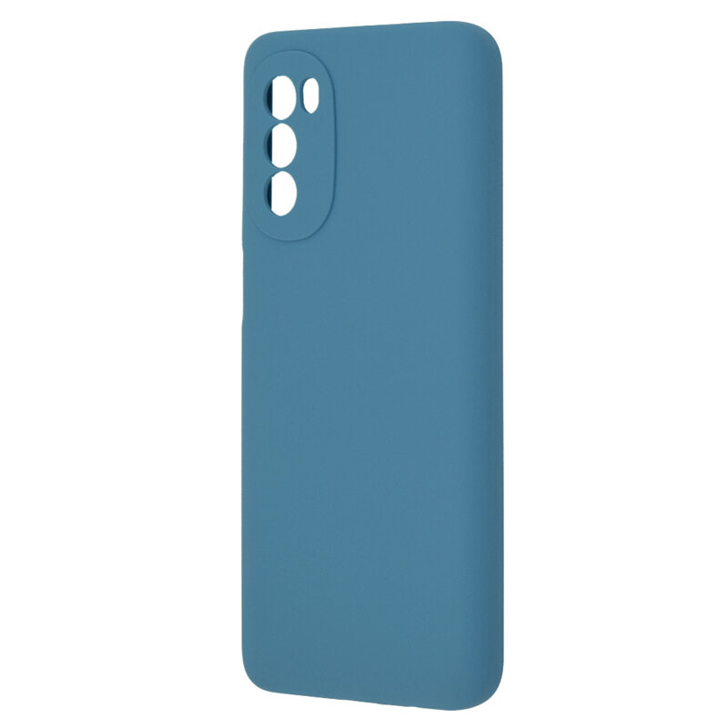 Husa Motorola Moto G52 Techsuit Soft Edge Silicone, albastru