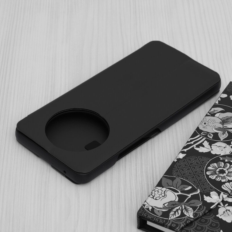 Husa Honor Magic4 Lite Eco Leather View flip tip carte, negru