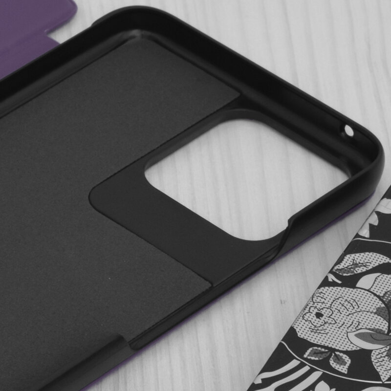 Husa Honor X8 Eco Leather View flip tip carte, mov