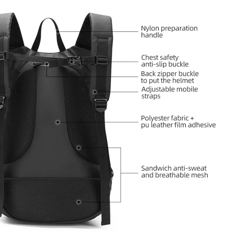 Rucsac impermeabil pentru motocicleta 50l RockBros H22