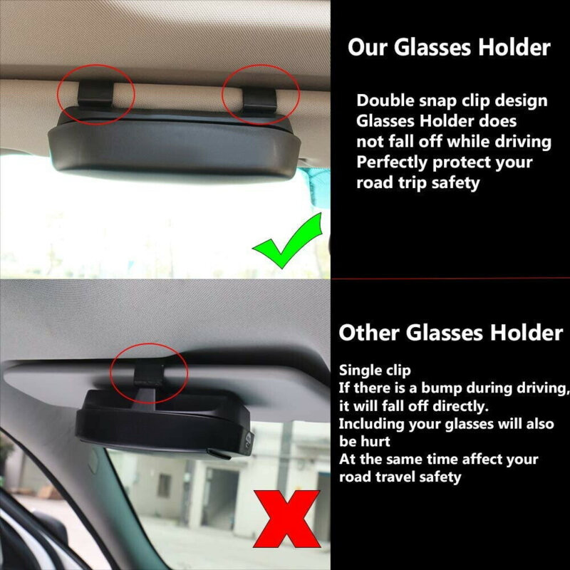Toc ochelari auto, etui parasolar masina Techsuit, gri, CSV-V1
