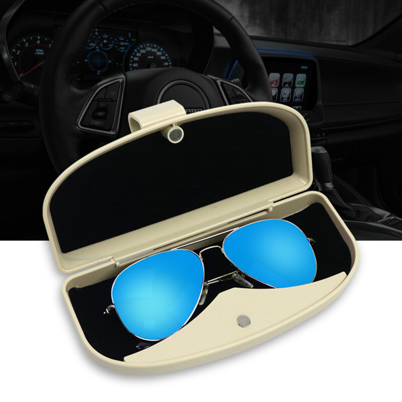 Toc ochelari auto, etui parasolar masina Techsuit, gri, CSV-V1