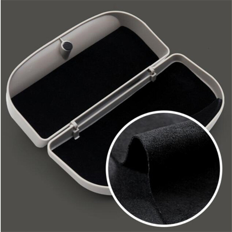 Toc ochelari auto, etui parasolar masina Techsuit, gri, CSV-V1