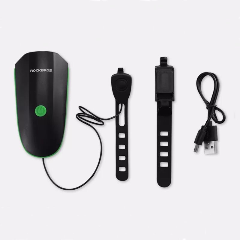 Lanterna bicicleta cu acumulator si claxon RockBros 7588-R
