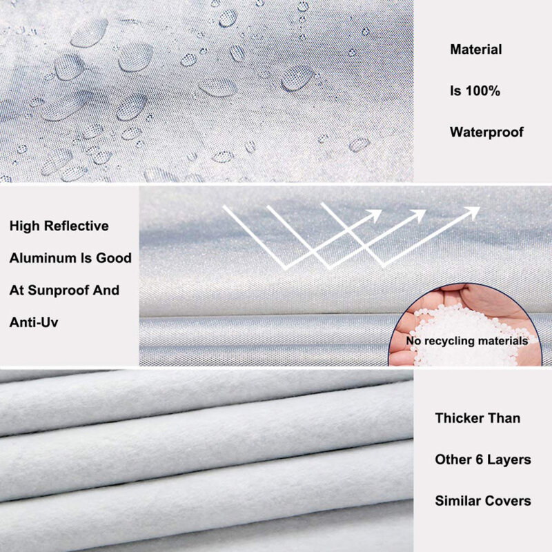 Prelata auto SUV, husa masina impermeabila Techsuit 3YL, 485x190x185cm, UCD-J2