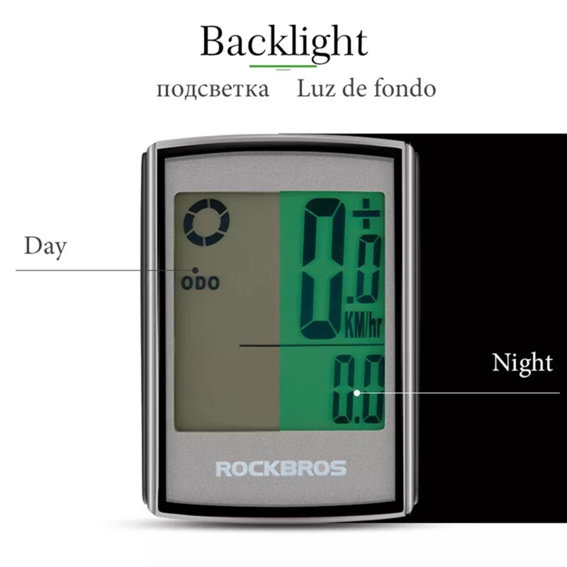 Vitezometru bicicleta, kilometraj wireless RockBros BC18-L21