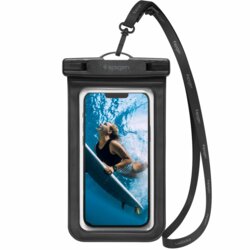 Husa subacvatica telefon waterproof Spigen A601, negru