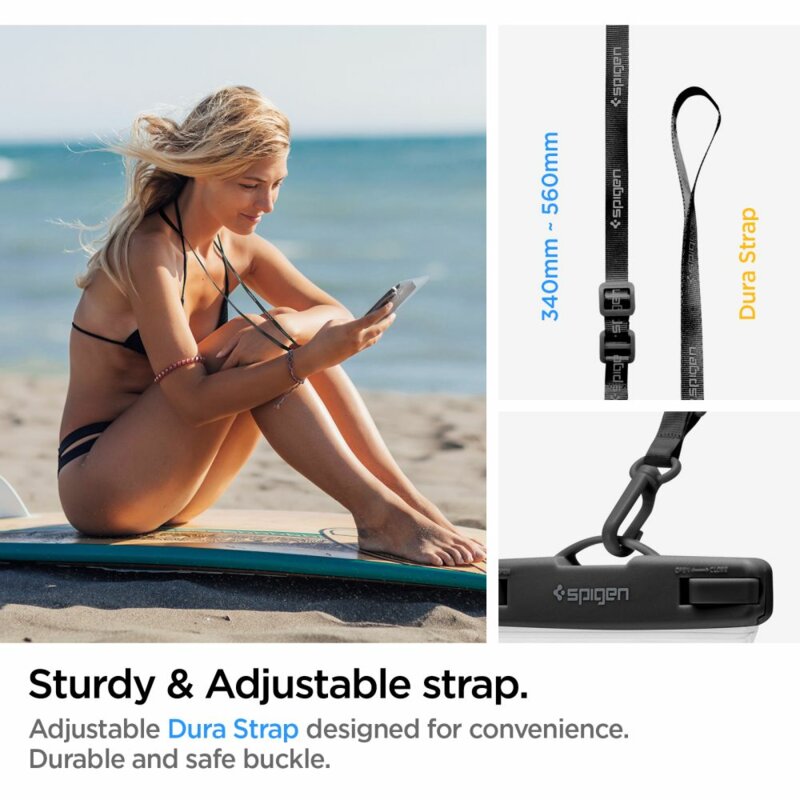 Husa subacvatica telefon waterproof Spigen A601, clear