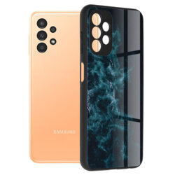 Husa Samsung Galaxy A13 4G Techsuit Glaze, Blue Nebula