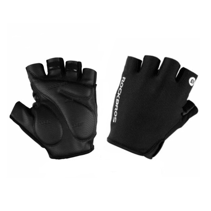 Manusi bicicleta fara degete RockBros, negru, S106BK-M