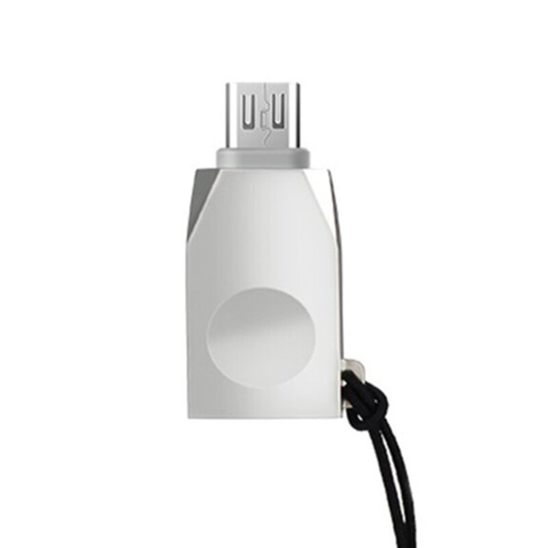 Adaptor OTG pentru telefon Micro-USB Hoco UA10, argintiu