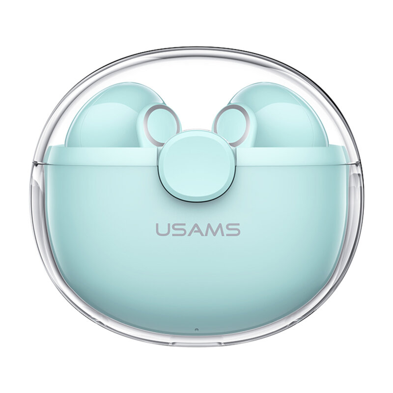 Casti in-ear Bluetooth TWS, earbuds USAMS BU12, verde