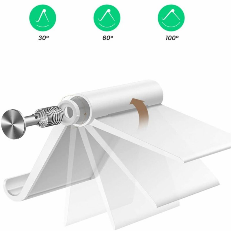 Suport birou telefon, tableta pliabil Techsuit, negru, ABS-BK1