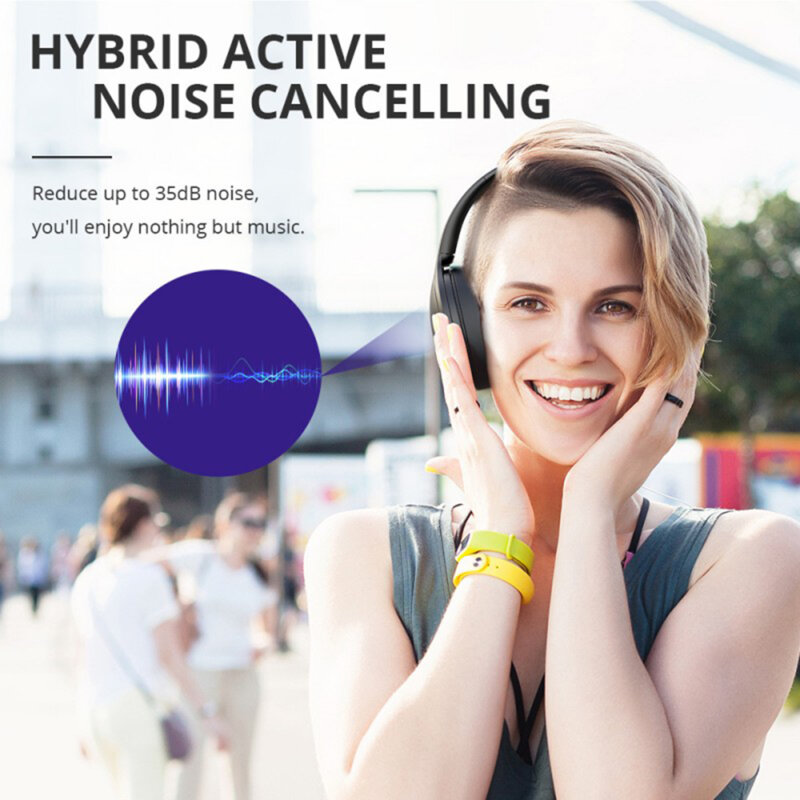 Casti audio over-ear, Noise Cancelling Tronsmart Apollo Q10