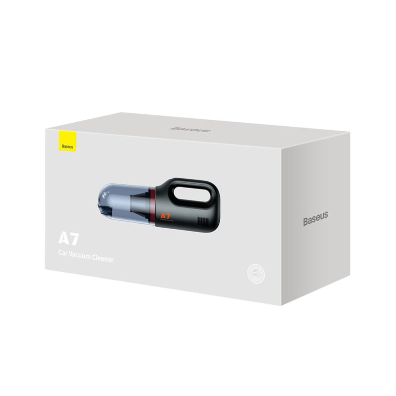 Mini aspirator auto cu filtru HEPA 90W Baseus A7, VCAQ020213