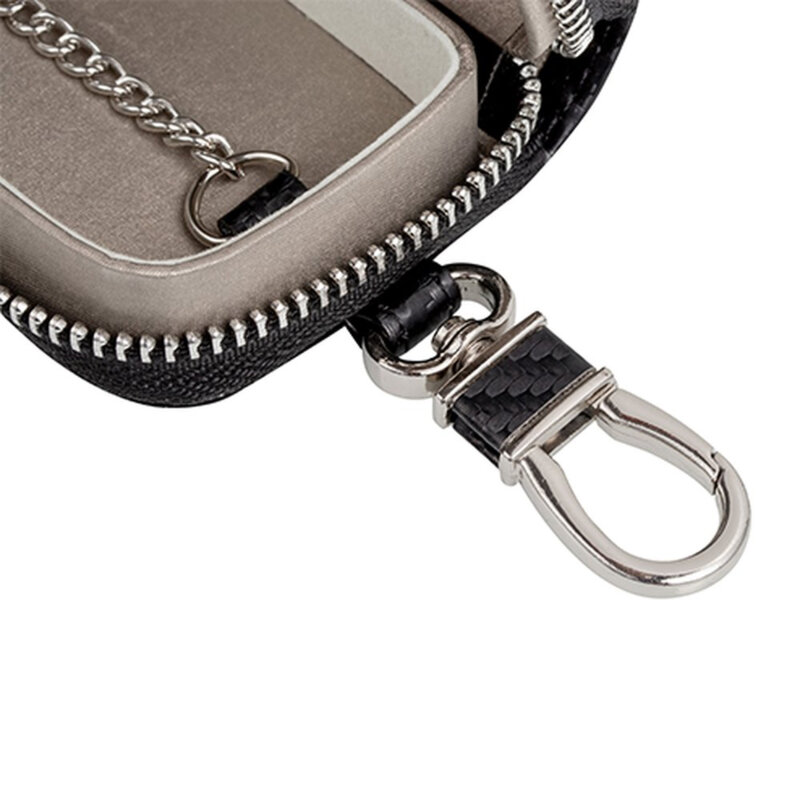 Husa cheie auto, suport chei auto 8 x 4.3cm, negru