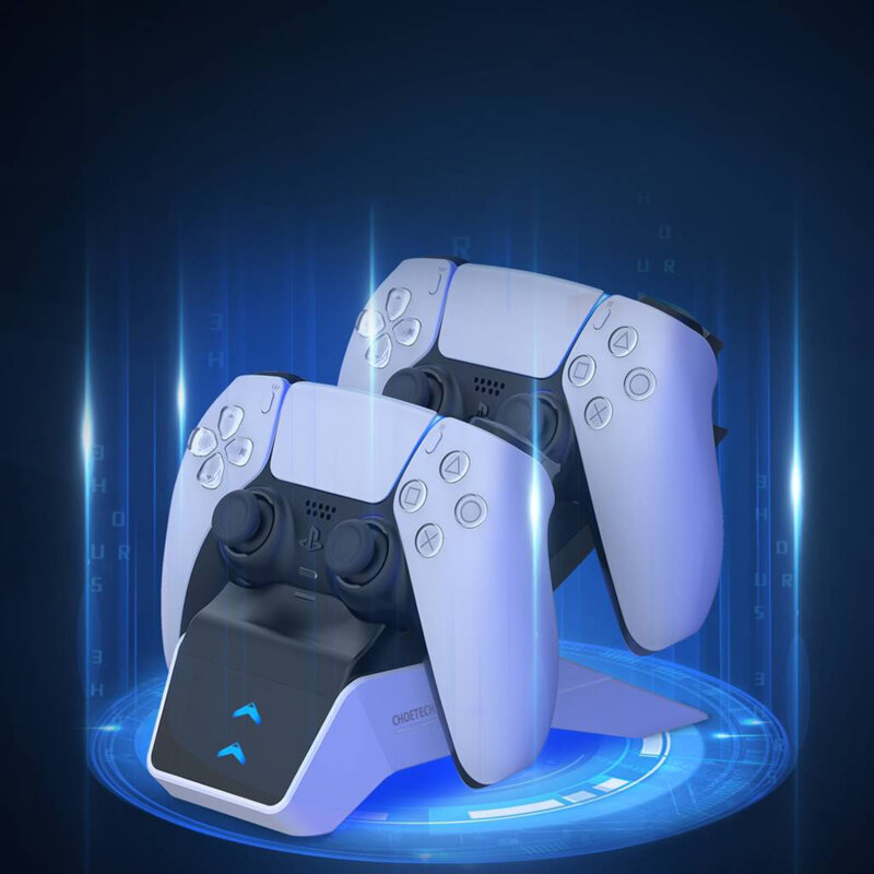 Statie incarcare controller PS5 Choetech, negru/alb GM-P02