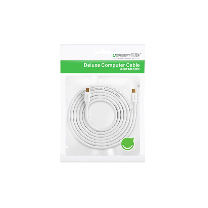 Cablu Mini DisplayPort la Mini DP 4K Ugreen, alb, 2m, 10429