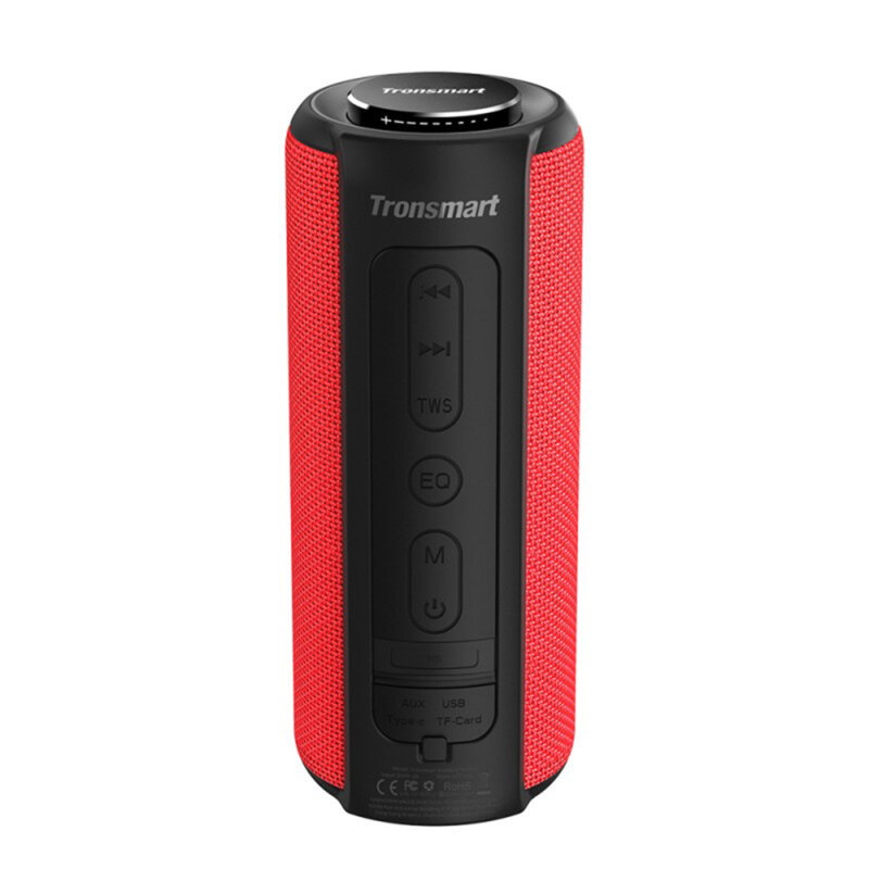 Boxa Portabila Tronsmart Element T6 Plus Portable Wireless Bluetooth 5.0 Universal Speaker 40W , rosu