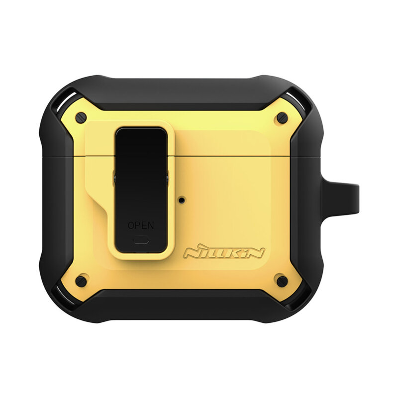 Husa protectie AirPods 3 Nillkin Bounce, galben, 4509