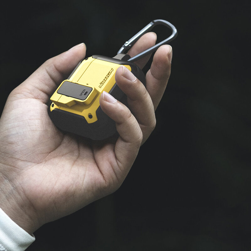 Husa protectie AirPods 3 Nillkin Bounce, galben, 4509