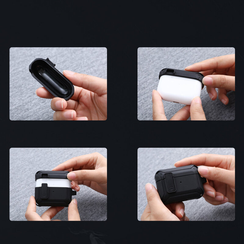 Husa protectie AirPods 3 Nillkin Bounce, galben, 4509