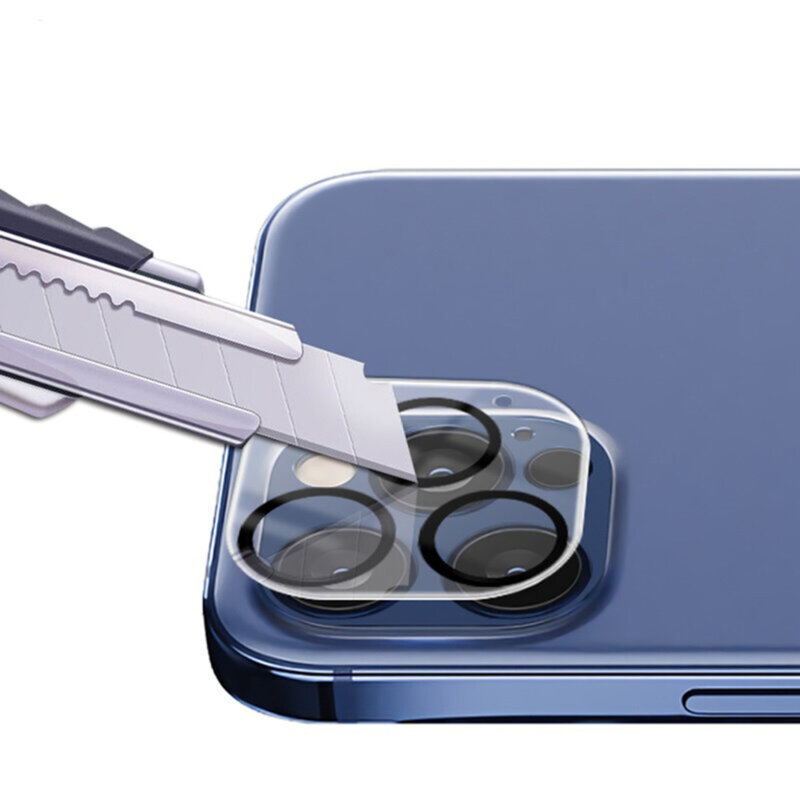 Folie camera iPhone 14 Pro Max Lito S+ Glass Protector, negru