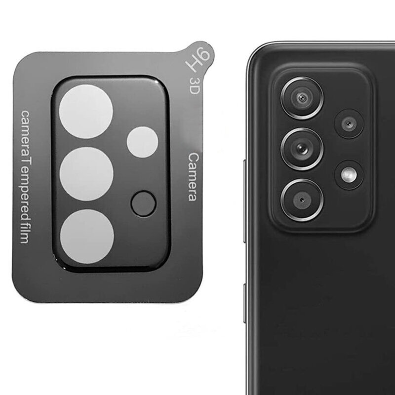 Folie camera Samsung Galaxy A52 4G Techsuit Full Glass, negru