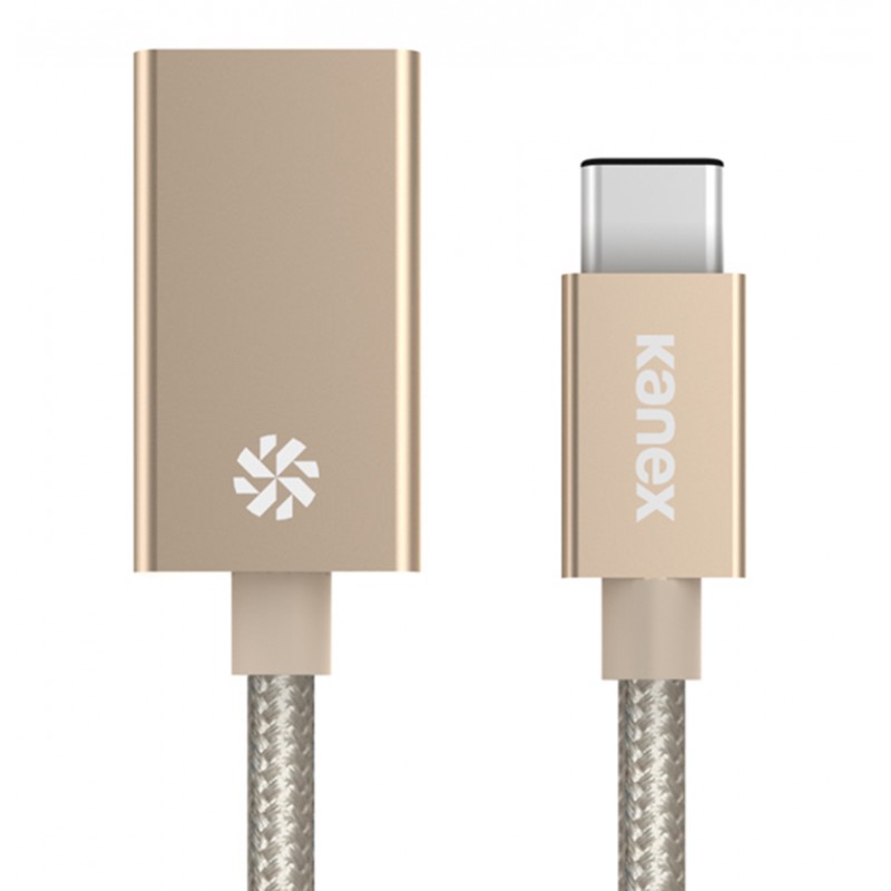 Convertor Kanex USB - Type-C- Auriu