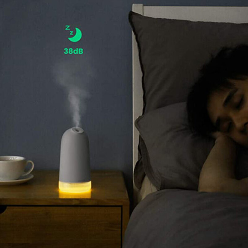 Umidificator camera cu lumina LED Ugreen, alb, 80134