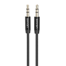 Cablu Audio Usams Auxiliar Jack to Jack 1M - YP-01 - Black