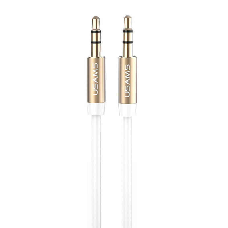 Cablu Audio Usams Auxiliar Jack to Jack 1M - YP-01 - Gold